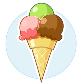 ice cream colour